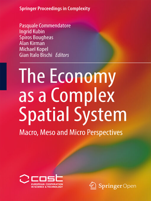 Title details for The Economy as a Complex Spatial System by Pasquale Commendatore - Available